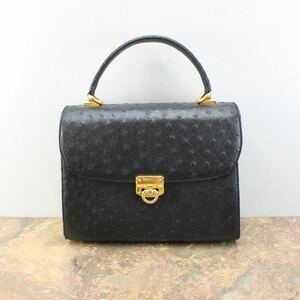 U-NUS OSTRICH LEATHER HAND BAG/オーストリッチレザーハンドバッグ