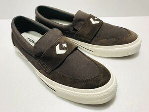 未使用!! コンバース SKATEBOARDING 1CL765 CS LOAFER BROWN ローファー ブラウン 28cm US 9.5 スリッポン モック