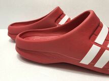 名作!! adidas アディダス Duramo Clog RED デュラモ クロッグ 赤白 23.5cm us 5.0 サンダル スリッポン_画像7