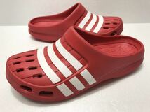 名作!! adidas アディダス Duramo Clog RED デュラモ クロッグ 赤白 23.5cm us 5.0 サンダル スリッポン_画像5