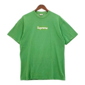 Supreme Box Logo Tee ボックスロゴ Tシャツ 半袖 カットソー メンズ Lサイズ グリーン シュプリーム トップス DM5040■