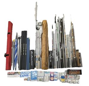 ヘラブナ 釣竿 釣具 Ga.Emotion渓流 景仙 オリムピック 竿がけ など 19本まとめ 〇