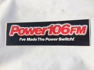 Power106FM ステッカー レア USDM LOWRIDER LA US仕様 バンパーステッカー アメリカ 西海岸