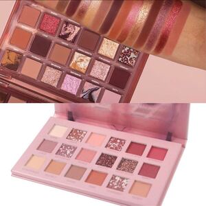 DIKALU MEIBAOGE 18色アイシャドウパレット グリッターアイシャドウ ベージュ アイパレット 海外コスメ