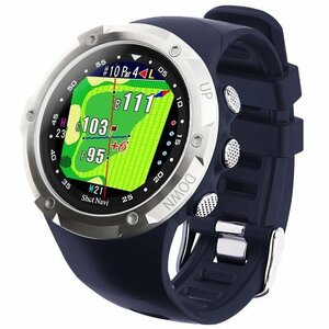 送料無料　ショットナビ　腕時計型GPSゴルフナビ　W1 エボルブ　ネイビー　新品　shotnavi Evolve