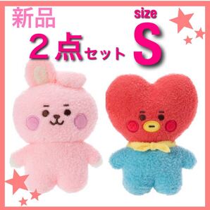 新品 匿名配送 たっとんベビー クッキー タタ 2点セット ぬいぐるみ Sサイズ