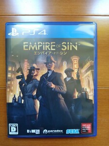 PS4ソフト Empire of sin エンパイア オブ シン