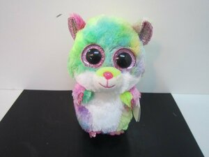 ! soft toy The Beanie Boo's Collection Rainbow pattern height approximately 17 centimeter used 