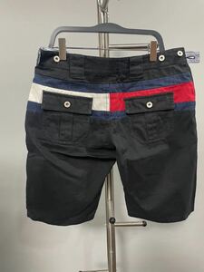 トミーガールTommy girlハーフパンツロゴ黒ブラックMサイズレディース