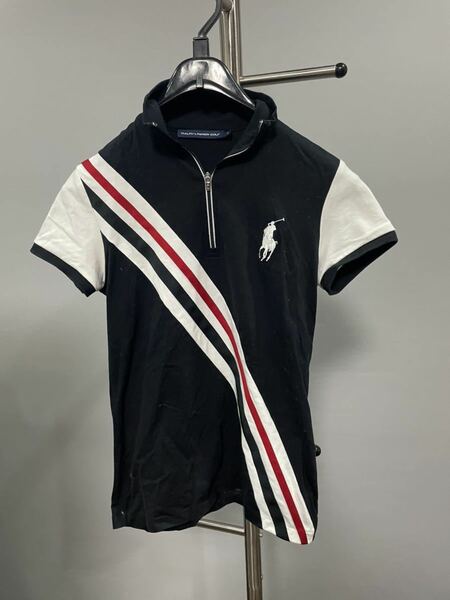 美品ラルフローレン Ralph Lauren半袖ポロシャツTシャツトップスSロゴ