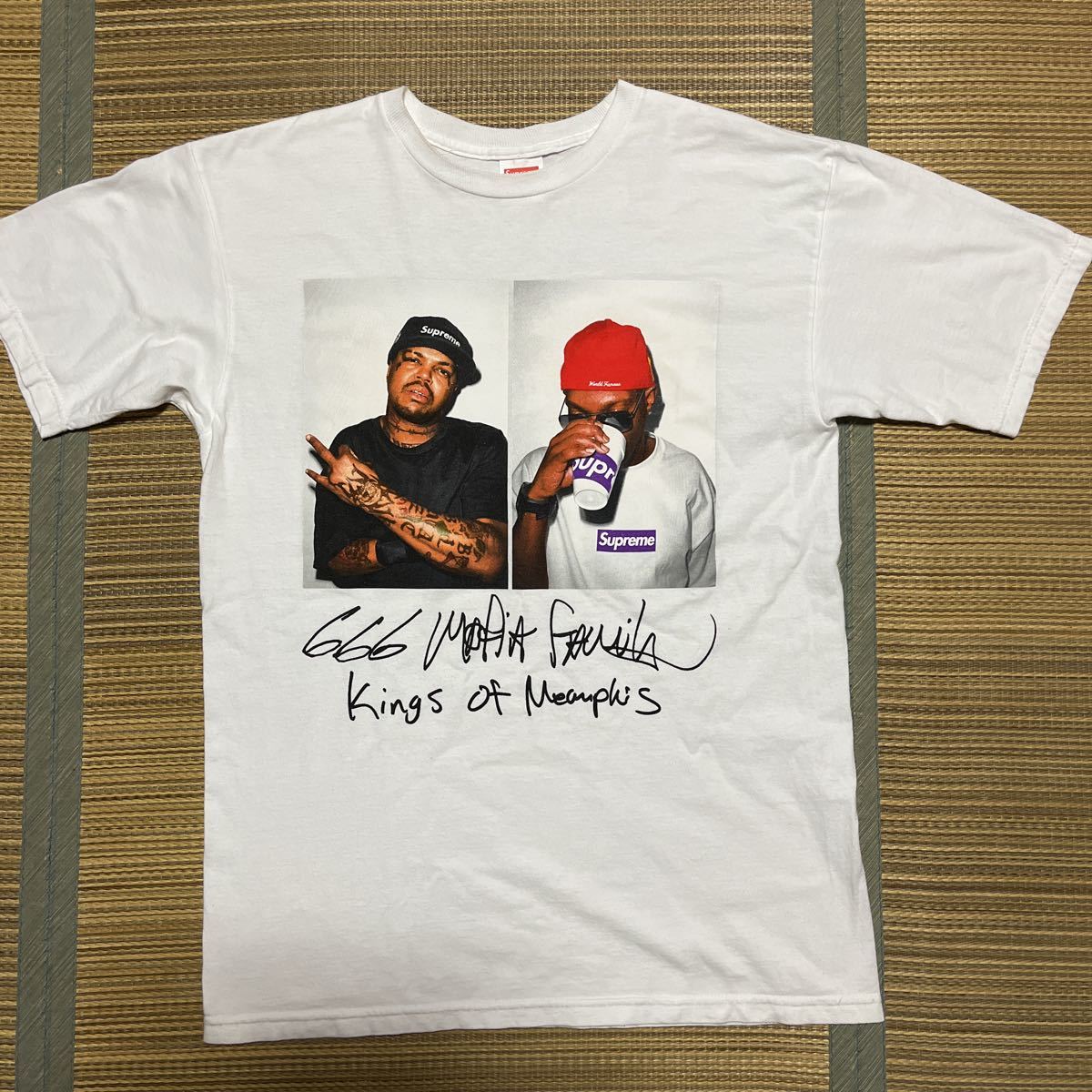 ヤフオク! -「supreme three six mafia」(シュプリーム) (し)の落札 公式の 激レア★supreme 12A Three Six Mafia Tシャツ Tシャツ/カットソー(半袖/袖なし)