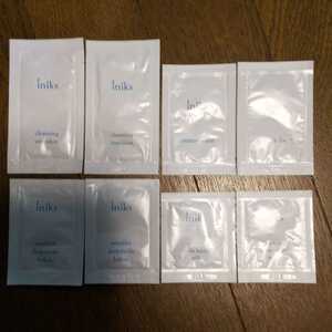 送料無料☆イニクス サンプル 4点x2セット クレンジング 洗顔料 ローション ミルク 基礎化粧品 敏感肌