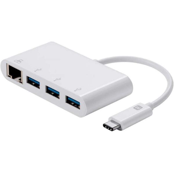 モノプライス USBポート USBハブ ギガビット イーサネットアダプタ USB USB3.0 HDMI USBハブ