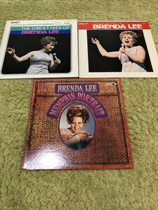 BRENDA LEE ブレンダ・リー　LP レコード　３枚セット