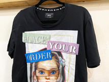 完売品 Q53★glamb./グラム Place your order T プレイスユアオーダーTシャツ ブラック サイズ3 メンズ Tシャツ プリントT ★_画像2