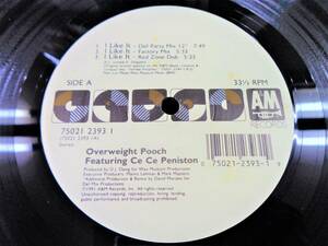 a136#〔12inch〕 Overweight Pooch Featuring Ce Ce Peniston - I Like It A&M Records 75021 2393 1