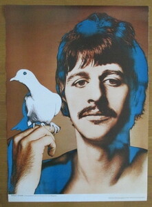 ◆BEATLES/ビートルズ◆RINGO STARR〜リンゴ・スター//大判サイケ・ポスター//リチャード・アヴェドン撮影//60年代当時物//本物