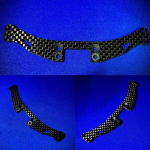 タミヤ TRF419XR 用 リアダンパーステー カーボン製 蕨山Carbon