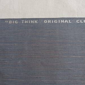 訳あり A218　ビンテージ　昭和　合夏物 BIG　THINK　ORIGINAL　CLOTH　グレー系　ストライプ　約1.70M　ブレザー等