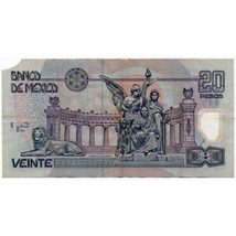 20PESOS ペソ MXN 旧紙幣 メキシコ_画像2