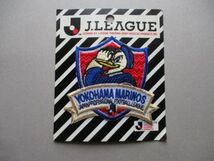 90s Jリーグ『横浜マリノス』サッカー刺繍ワッペン/Aキャラクター当時物J.LEAGUEパッチSOCCERプロサッカーリーグ初期YOKOHAMA MARINOS V170_画像1