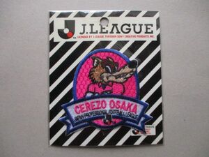 90s Jリーグ『セレッソ大阪』サッカー刺繍ワッペン/キャラクター当時物J.LEAGUEパッチSOCCERプロサッカーリーグ初期CEREZO OSAKA V170