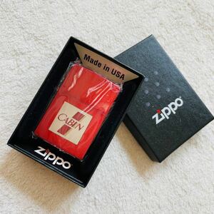 【希少な未開封品！】ZIPPO ジッポー CABIN コラボ 非売品 デッドストック 新品未使用 2001年製
