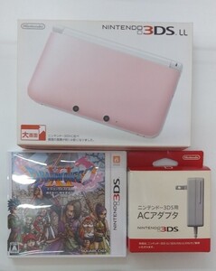 ニンテンドー3DS LL ピンク×ホワイト