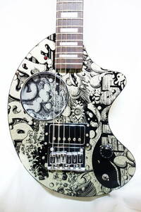 FERNANDES ZO-3 artrockシリーズ「Silver Dream」美品 J-2049