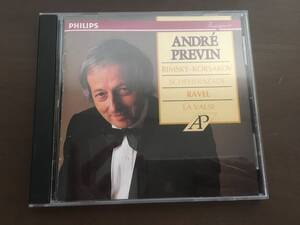 CD/ANDRE PREVIN　RIMSKY-KORSAKOV・SCHEHERAZADE・RAVEL・LA VALSE/【J6】 /中古