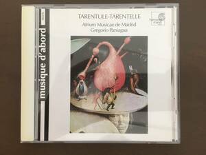 CD/TARENTULE-TARENTELLE/ATRIUM MUSICAE DE MADRID/【J4】 /中古