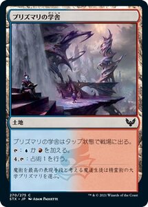 MTG マジック：ザ・ギャザリング プリズマリの学舎 コモン ストリクスヘイヴン：魔法学院 STX-270 日本語版 土地 土地