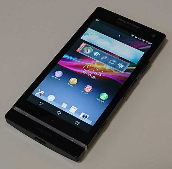 【送料無料】【中古品】　XPERIA　NX　SO-02D　ブラック　Android 4.1　1210万画素　FMラジオ　イヤホンジャック　HD液晶　ジャンク