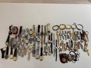 【時計おまとめ】セイコー シチズン ロンジン 等々 メンズ時計 レディース時計 稼働不動ジャンク~美品 73点