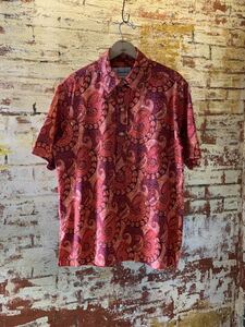 70s PULLOVER HAWAIIAN SHIRT ALOHA SHIRT ヴィンテージ ビンテージ プルオーバーシャツ ハワイアンシャツ アロハシャツ 60s 送料無料