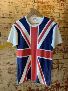 70s UNION JACK PRINTED Tee MADE IN ENGLAND ヴィンテージ ビンテージ ユニオンジャック プリントTシャツ イングランド製 60s 送料無料