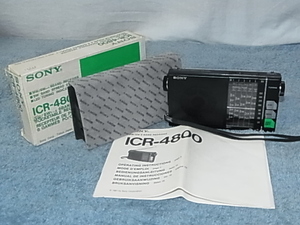 SONY 【TCR-4800】 元箱付属品付 極上美品 AM/SW ラジオ 中古品です 管理 22060590