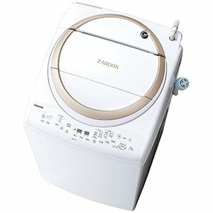 (中古品)東芝 タテ型洗濯乾燥機 ZABOON 9kg サテンゴールド AW-9V6 N