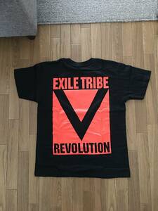 EXILE TRIBE REVOLUTION футболка M размер чёрный не использовался 