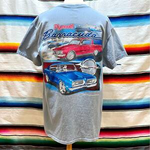 PLYMOUTH Barracuda T-Shirt 検索: 古着 アメカジ プリムス バラクーダ Mopar モパー アメ車 クライスラー マッスルカー