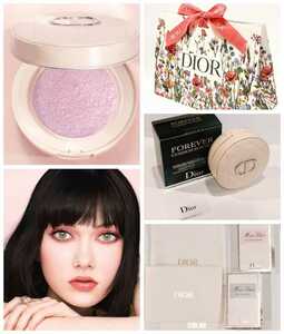 新品 ディオール クッション パウダー ピンク ラベンダー パール 限定品 ミネラルグロウ ラッピング カード 巾着 香水 サンプル Miss Dior