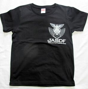 航空自衛隊JASDF/コットン/Tシャツ/ブラックーMレディス