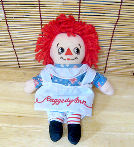 ◎Raggedy Ann ラガディ アン くすのきトイ 人形 約23cm ぬいぐるみ KUSUNOKI TOY