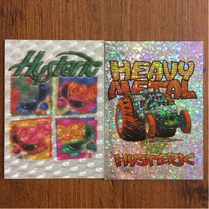 HYSTERIC MINI sticker ヒステリックミニ 非売品 キラキラステッカー シール 2枚SET ⑨