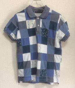  Polo Ralph Lauren shirt POLO RALPH LAUREN patchwork polo-shirt M size 