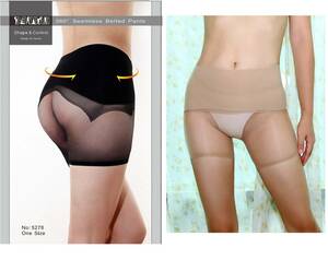 doyeah5278/ 360°si-m less shorts 5 Denier stockings material waist 50 Denier / waist 60cm~110cm color beige 