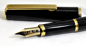 セーラー万年筆 勘合キャップ1911 いかりロゴ、ゴールドペン先 B 超音波洗浄済 ペン先微調整研磨 インクフロー、書き味共に良好な使用中品 