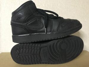 AIR JORDAN 1 MID GS size-23.5cm 中古 箱無し 送料無料 NCNR