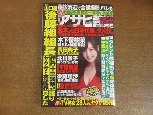 2208TN●週刊アサヒ芸能 2010平成22.5.27●表紙:池田夏希/熊田曜子/翔田千里/木口亜矢/木下優樹菜/青田典子/北川景子/本橋麻里/後藤理沙