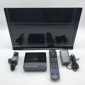 訳あり 美品・動作確認済 パナソニック 19V型 ポータブル 液晶テレビ プライベート・ビエラ ブラック UN-19F10 ka689